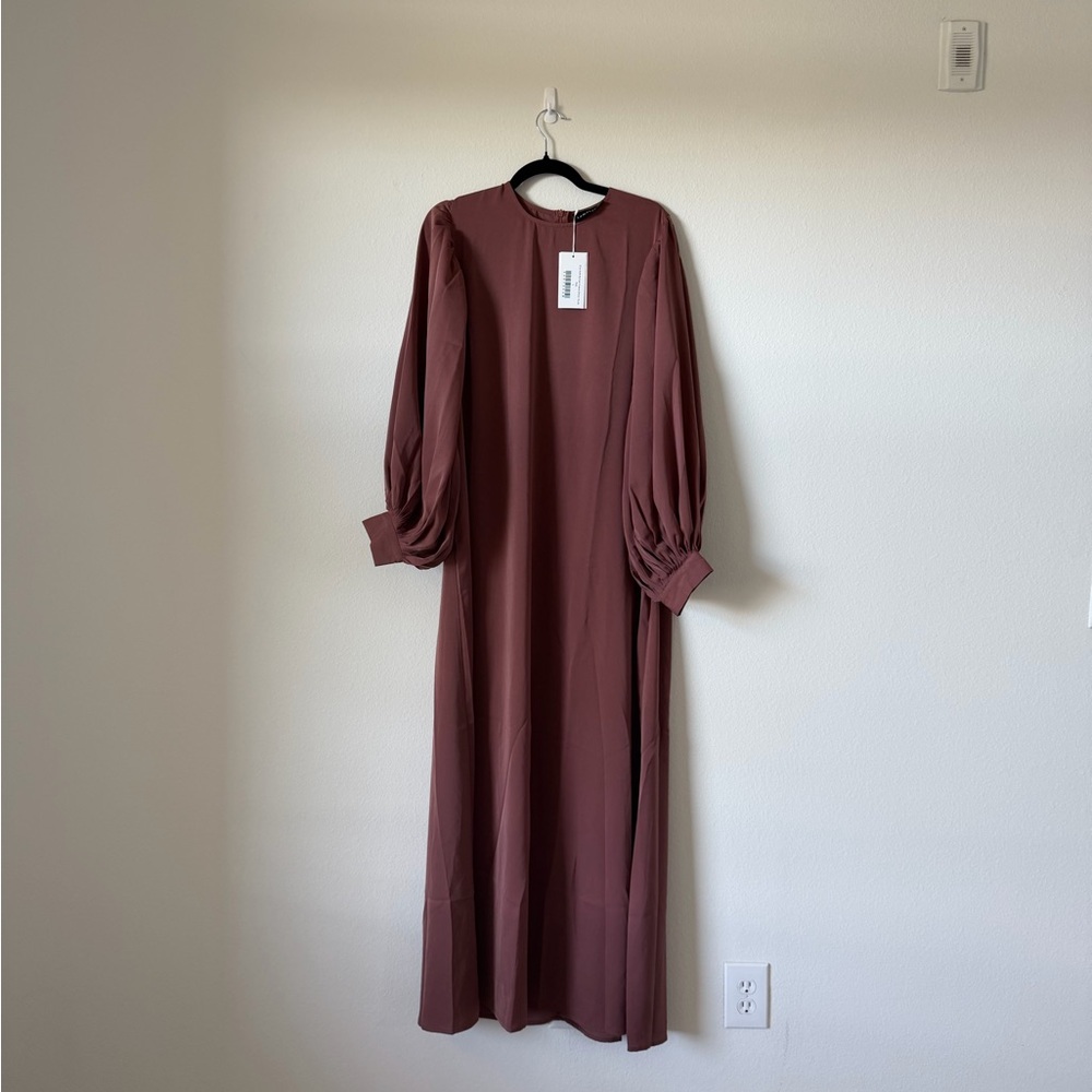 Elegant Mauve Maxi Dress